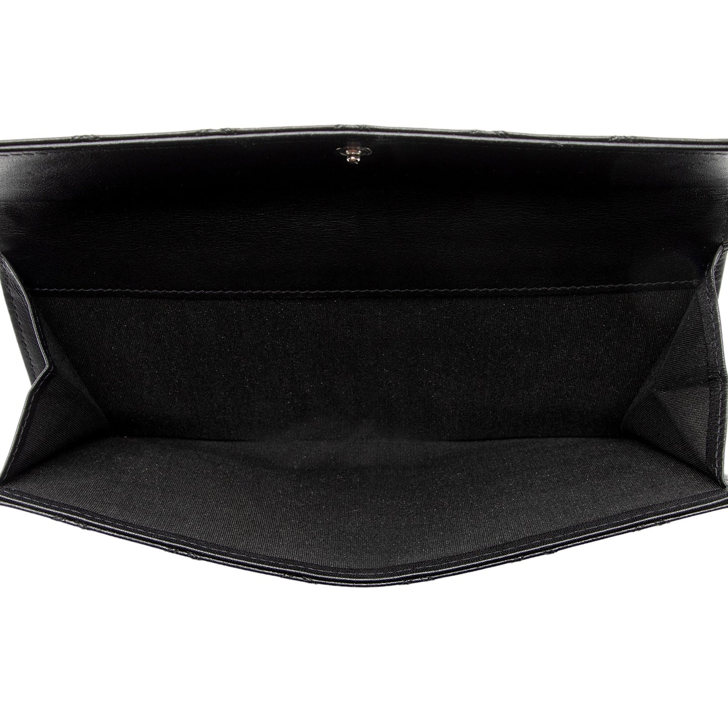 Chanel Calfskin Diamond Wild Stitch French Purse Wallet (SHF-snVzTa)