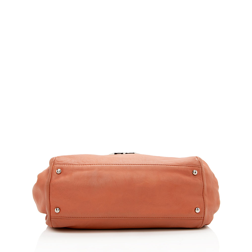 Chanel Calfskin Hampton Accordion Shoulder Bag (SHF-16469)