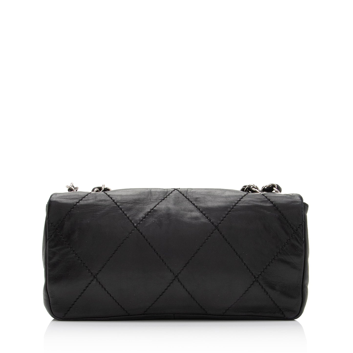Chanel Calfskin Oversized Quilted CC Small Flap Bag (SHF-FRyV1T)