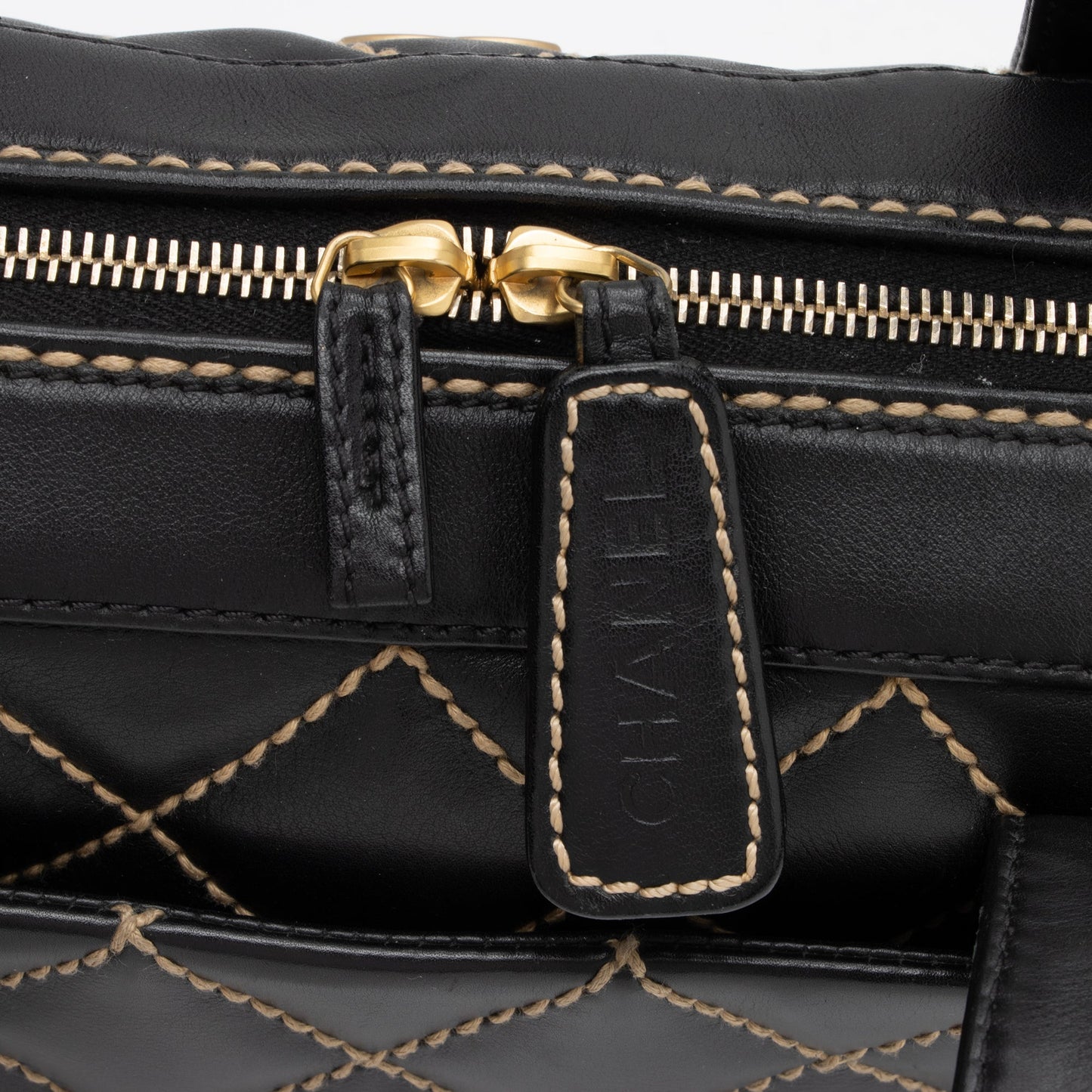 Chanel Calfskin Surpique Satchel (SHF-O6gojx)