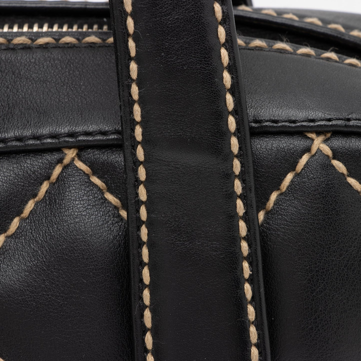 Chanel Calfskin Surpique Satchel (SHF-O6gojx)