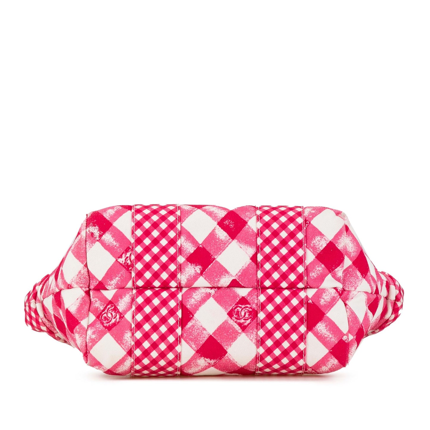 Chanel Canvas Gingham Handbag