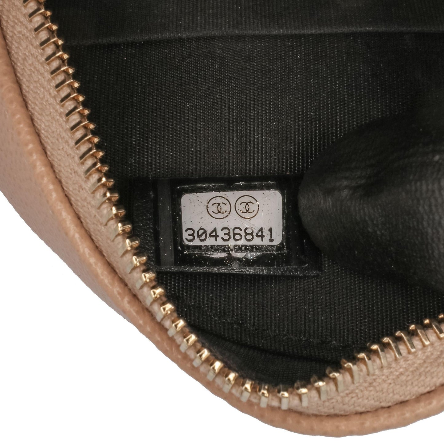 Chanel Caviar CC Filigree Round Crossbody