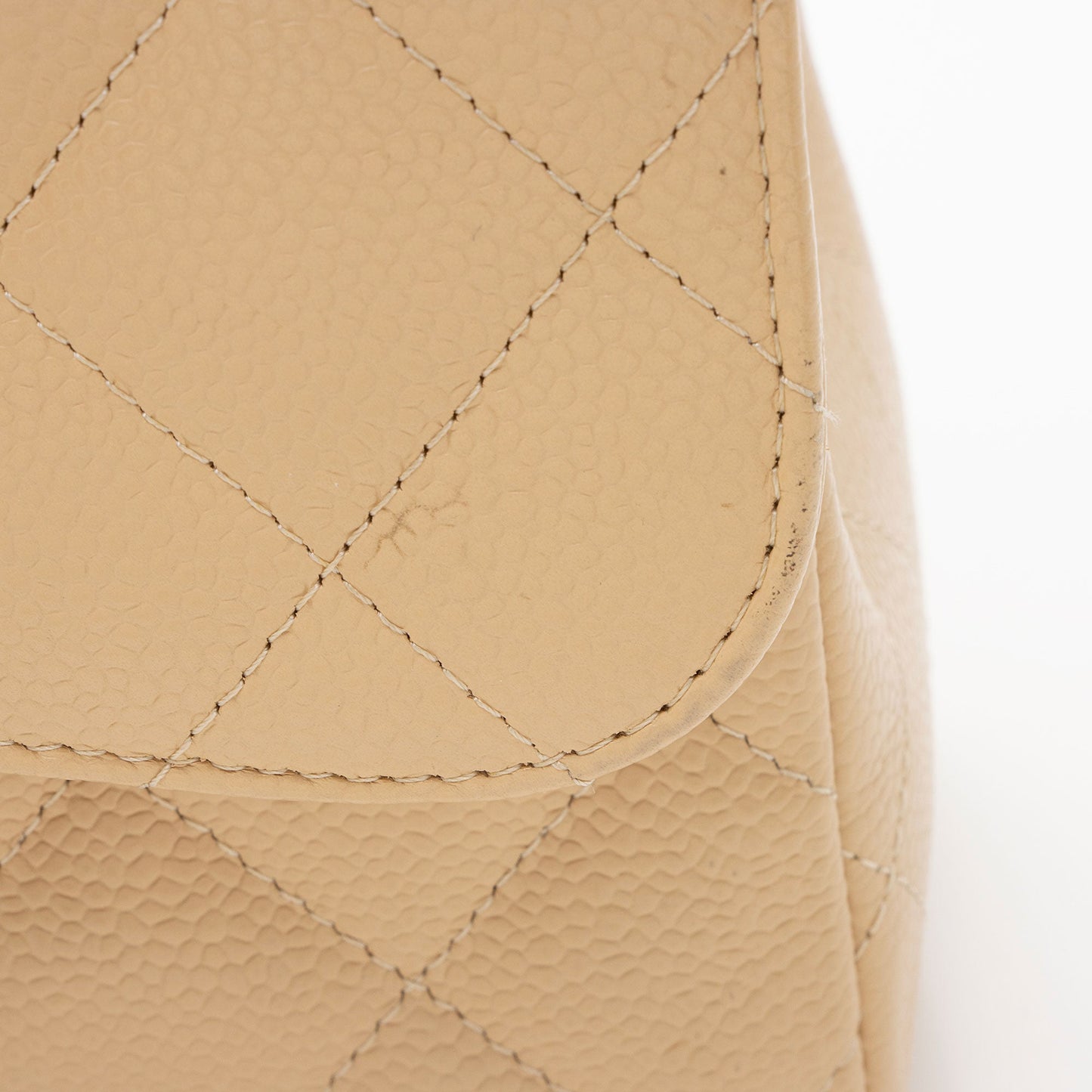 Chanel Caviar Leather Classic Jumbo Double Flap Bag