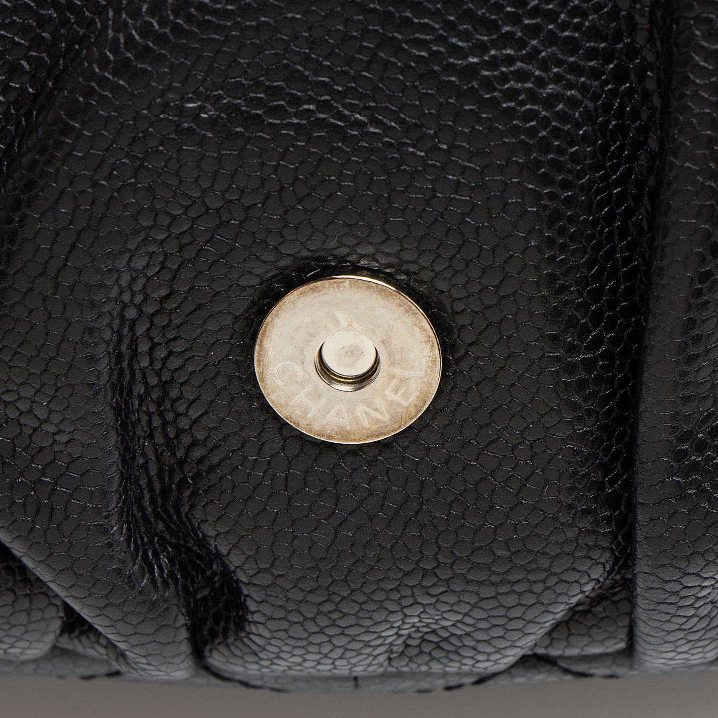 Chanel Caviar Leather Half Moon Shoulder Bag