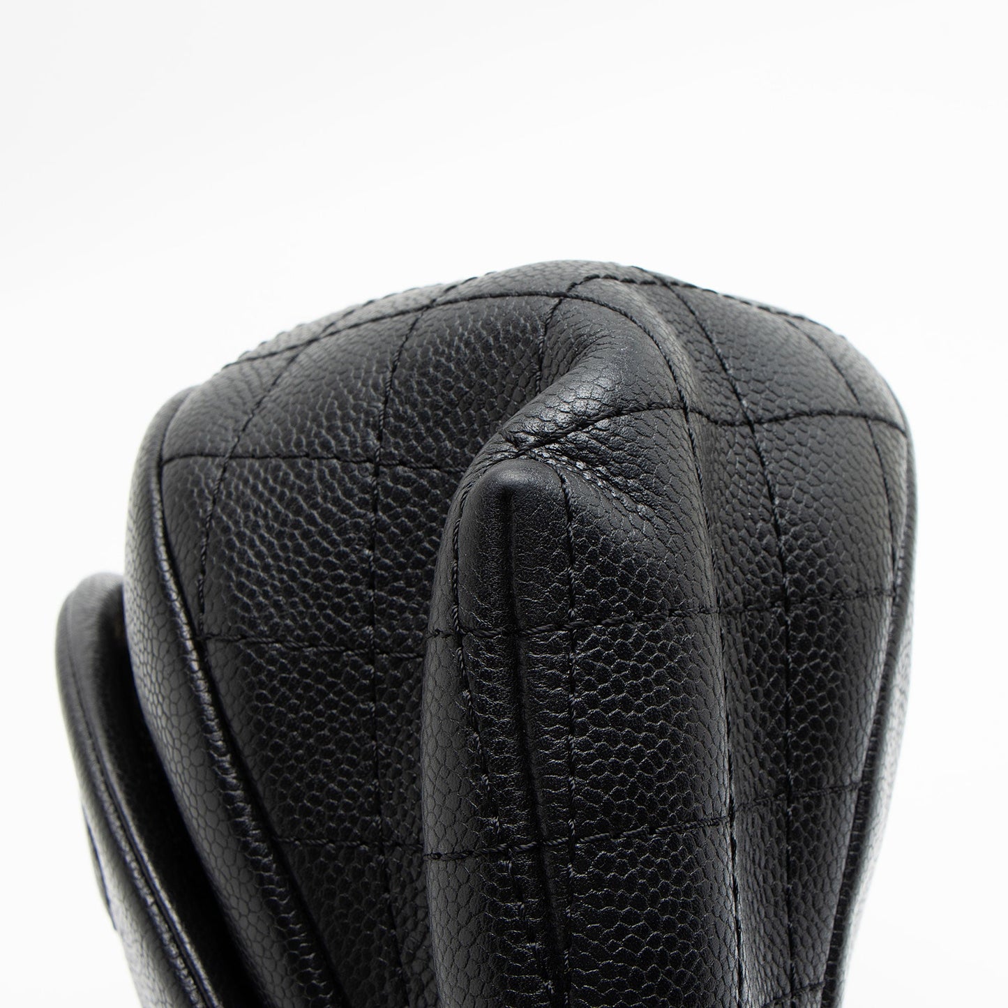 Chanel Caviar Leather Half Moon Shoulder Bag