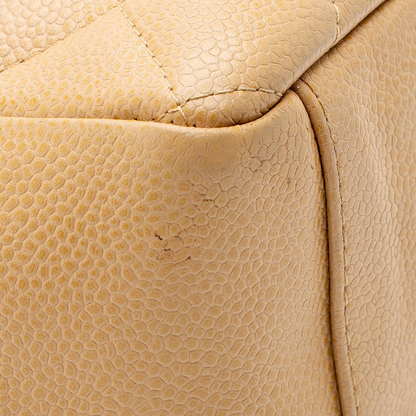 Chanel Caviar Leather Petite Shopping Tote