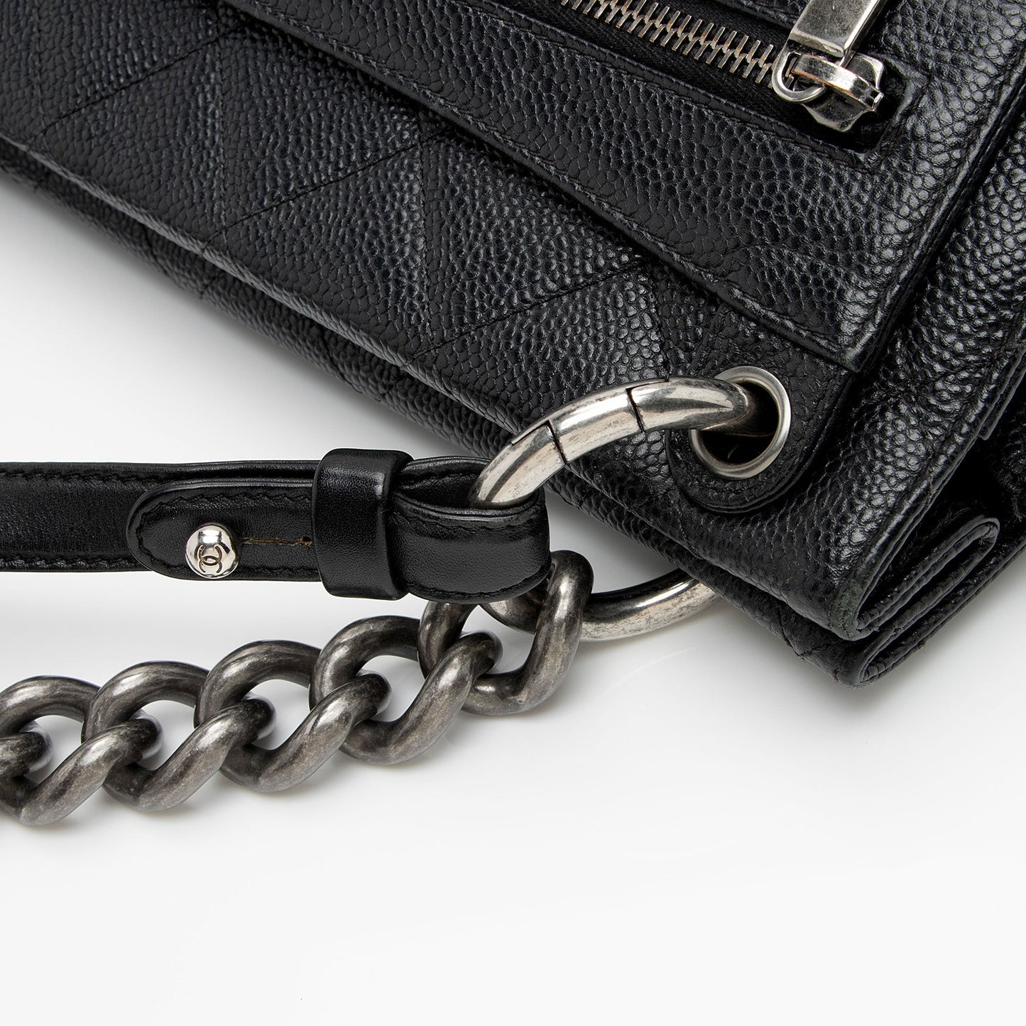 Chanel Caviar Leather Retro Class Medium Flap Bag