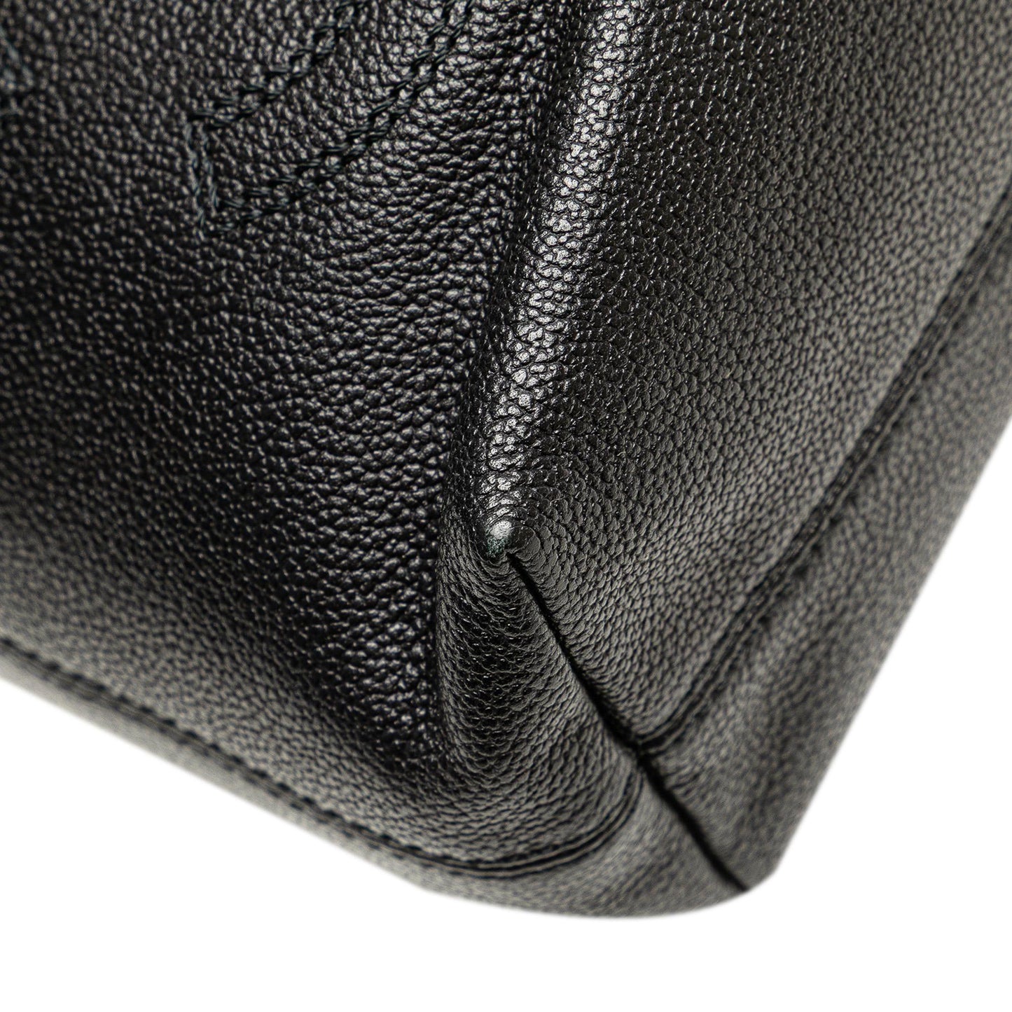 Chanel Caviar Tortoise Chain Fold Over Shoulder Bag