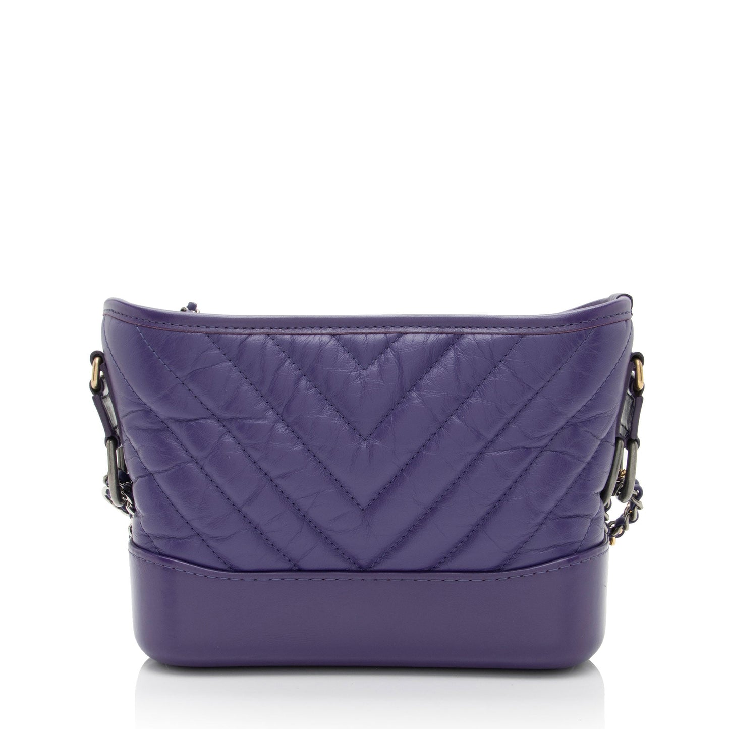 Chanel Chevron Aged Calfskin Gabrielle Small Hobo (SHF-zo17E6)
