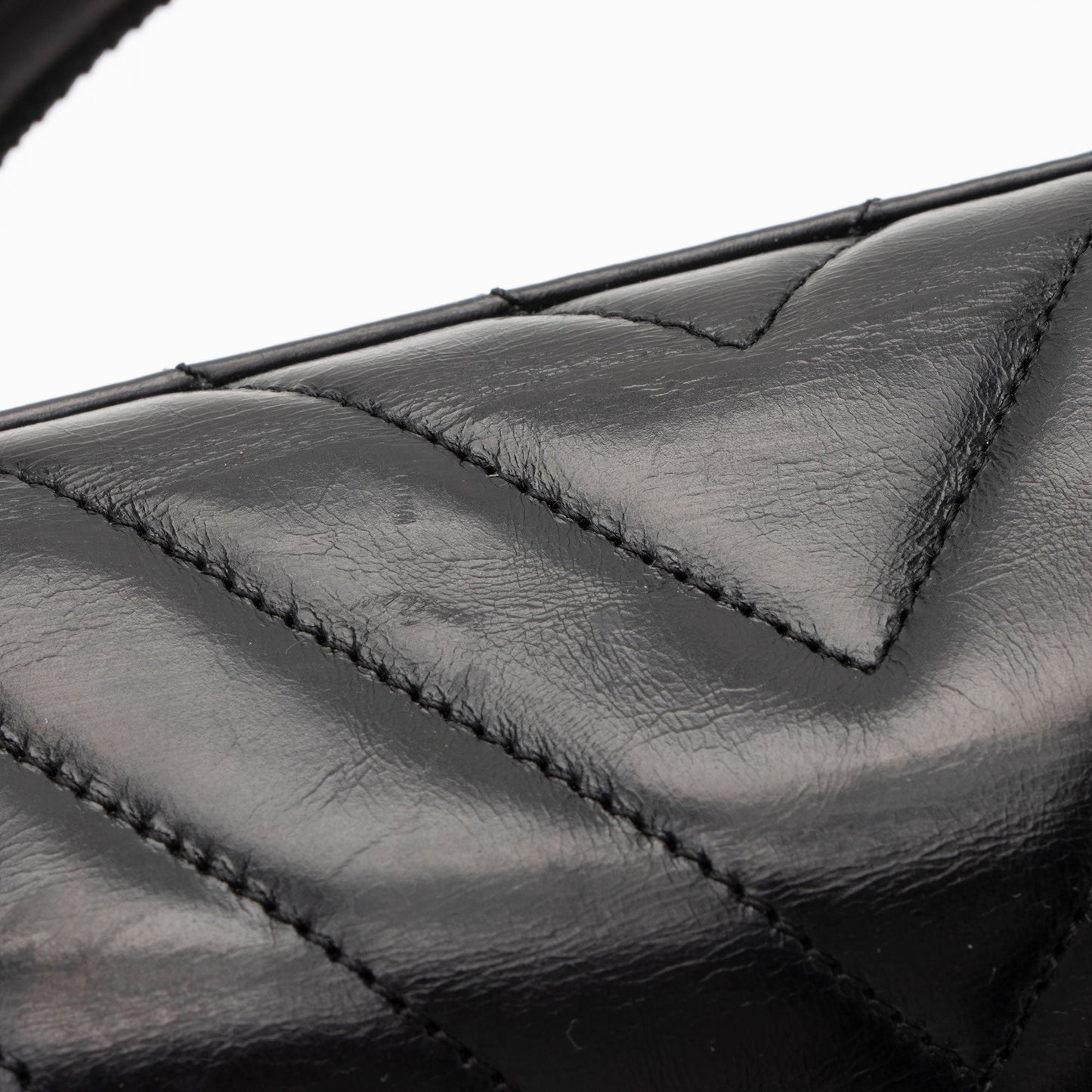 Chanel Chevron Calfskin Coco Top Handle Medium Flap Bag (SHF-ZMgzVP)