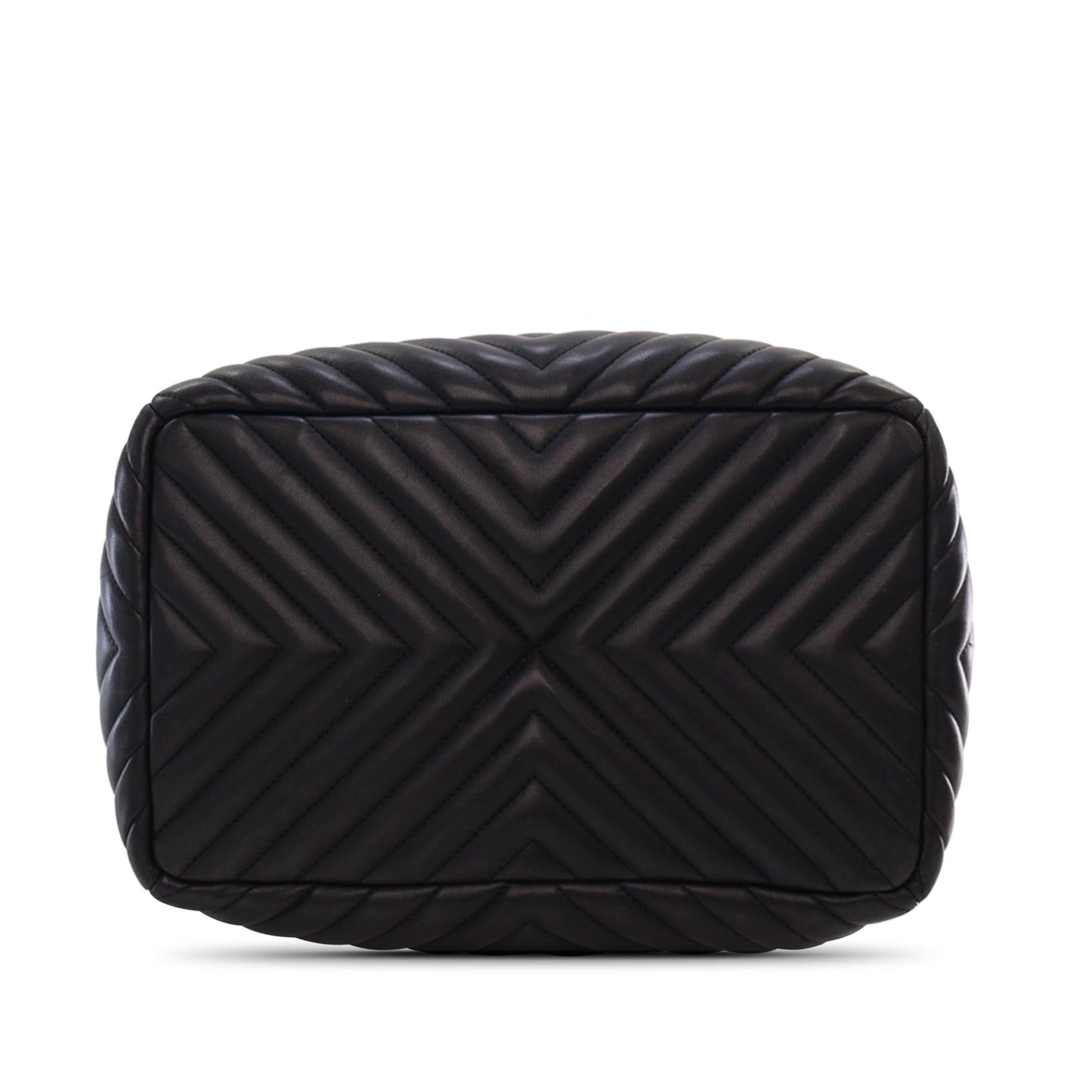 Chanel Chevron Calfskin Urban Spirit Bucket Bag (SHG-Fev4j8)