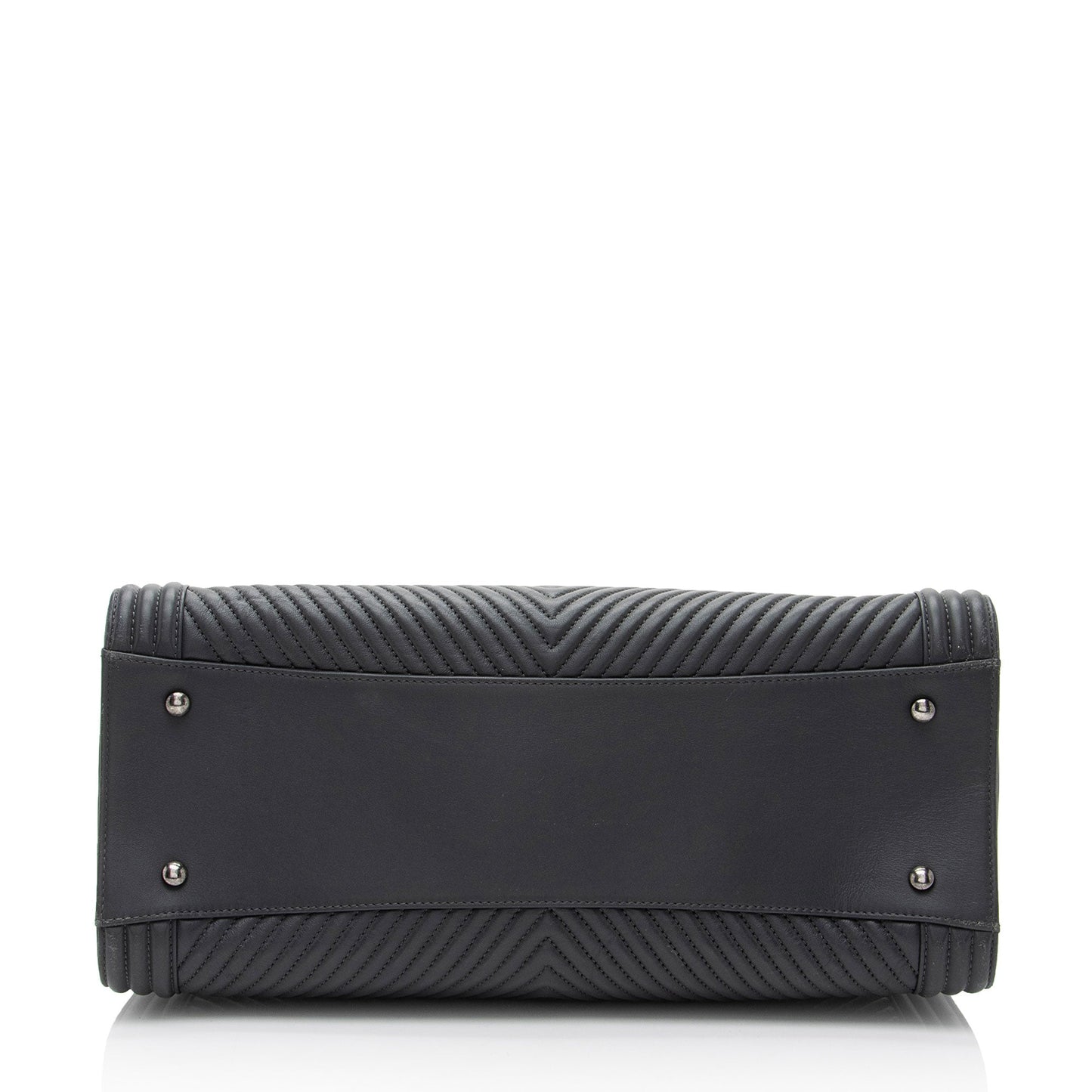Chanel Chevron Lambskin Boy Shopping Tote