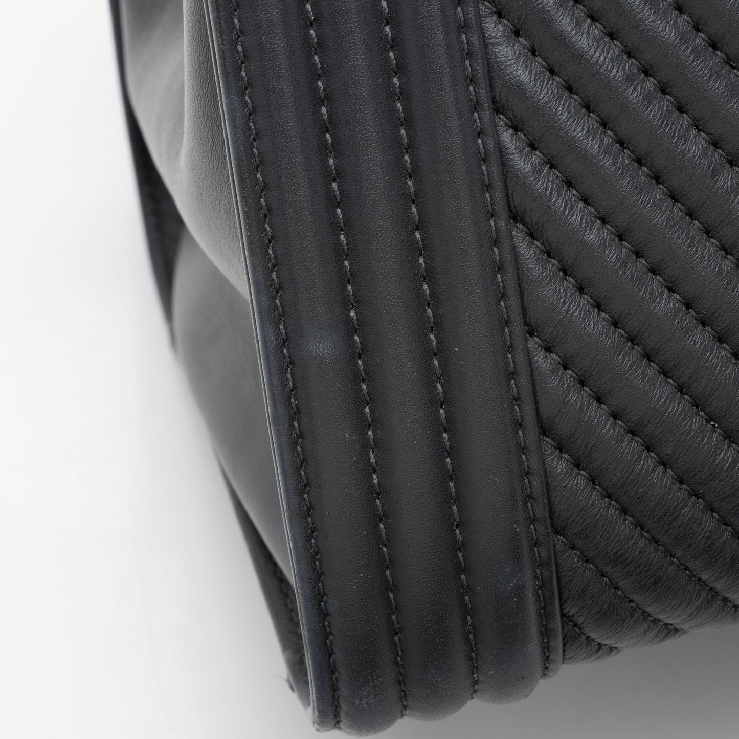 Chanel Chevron Lambskin Boy Shopping Tote