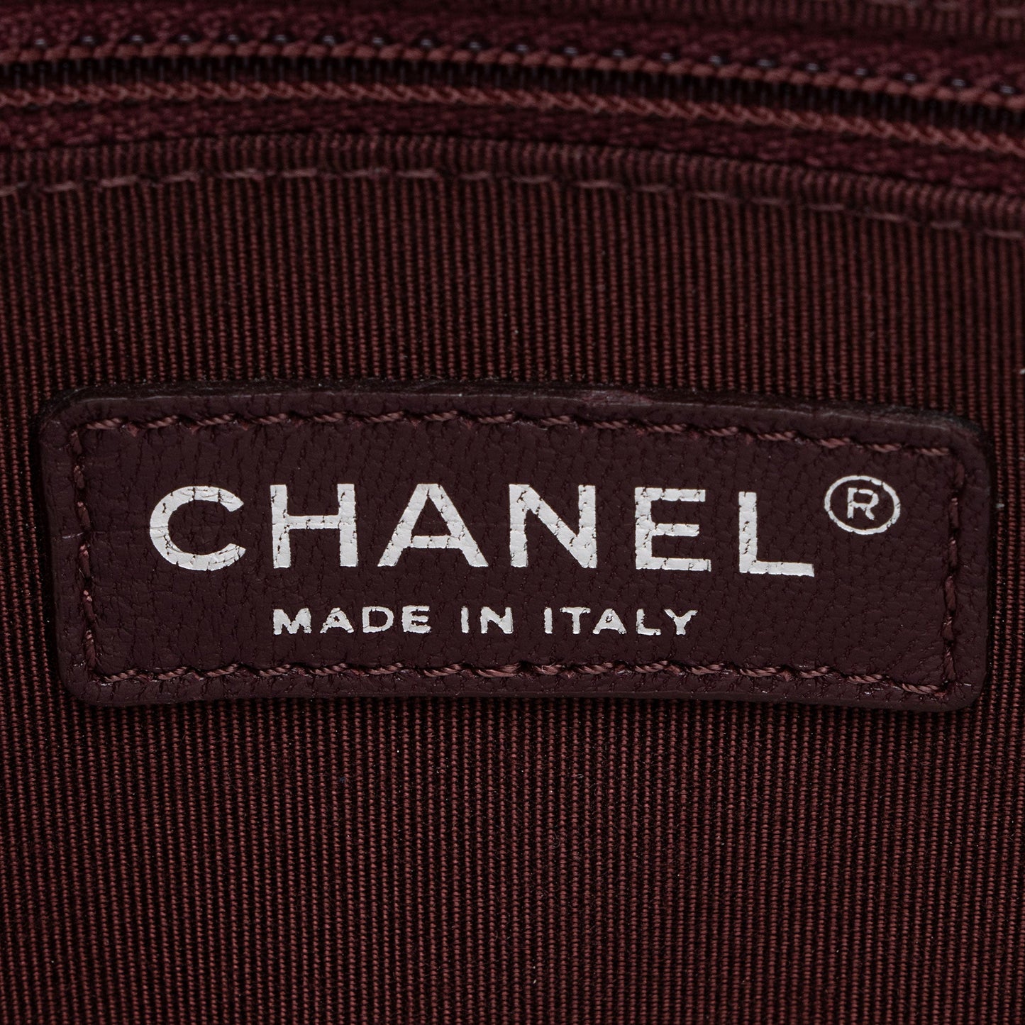 Chanel Chevron Lambskin Boy Shopping Tote