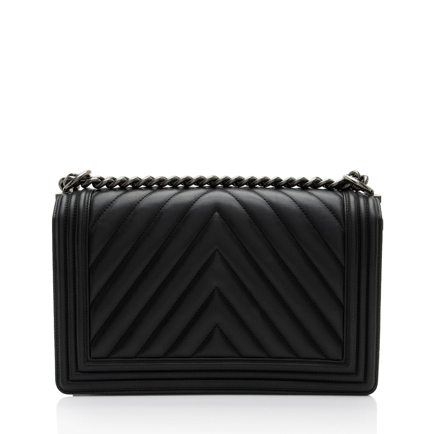Chanel Chevron Lambskin New Medium Boy Bag