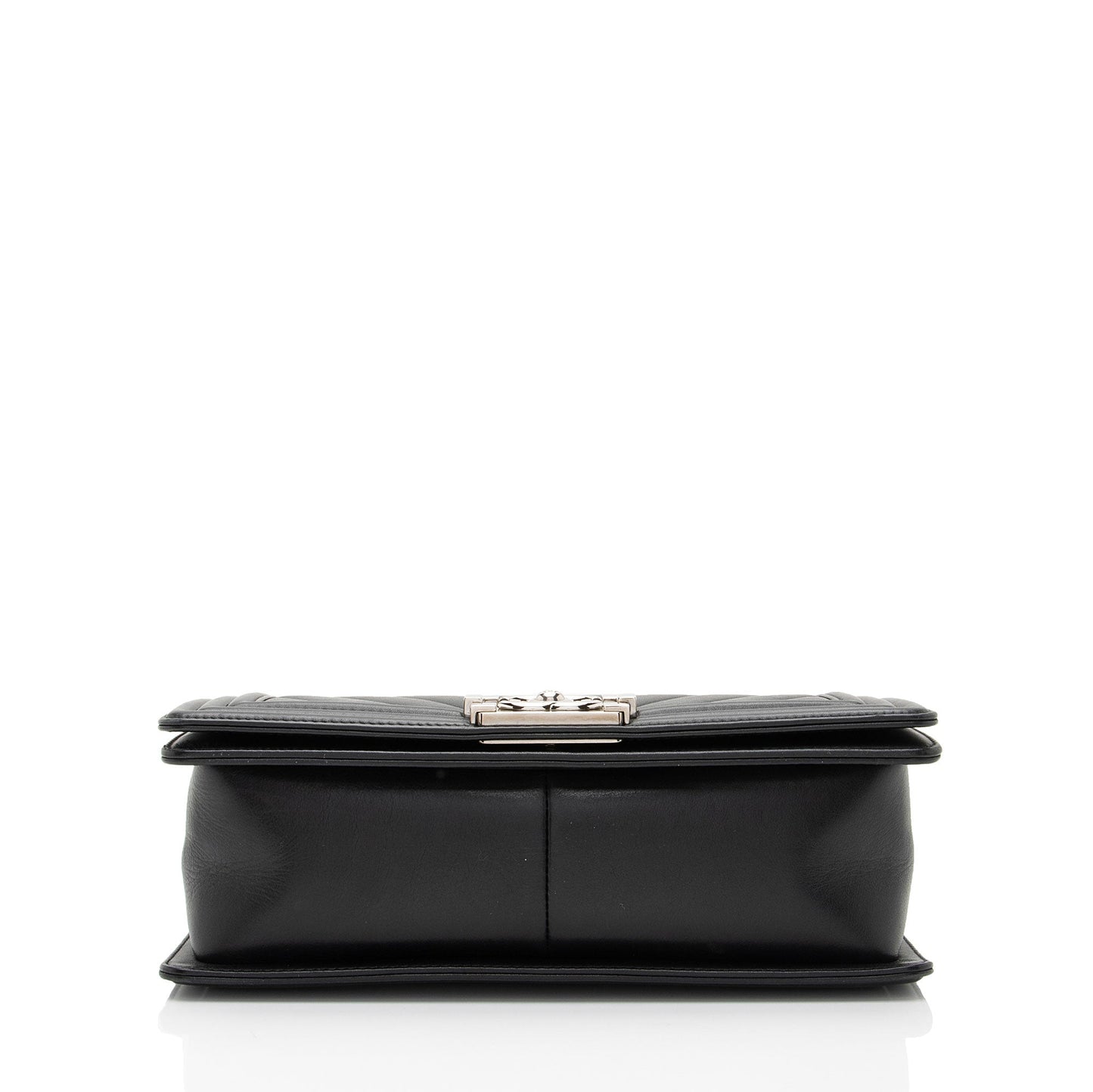 Chanel Chevron Lambskin Old Medium Boy Bag