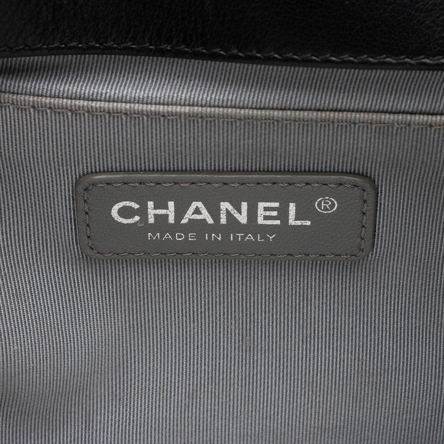 Chanel Chevron Lambskin Old Medium Boy Bag