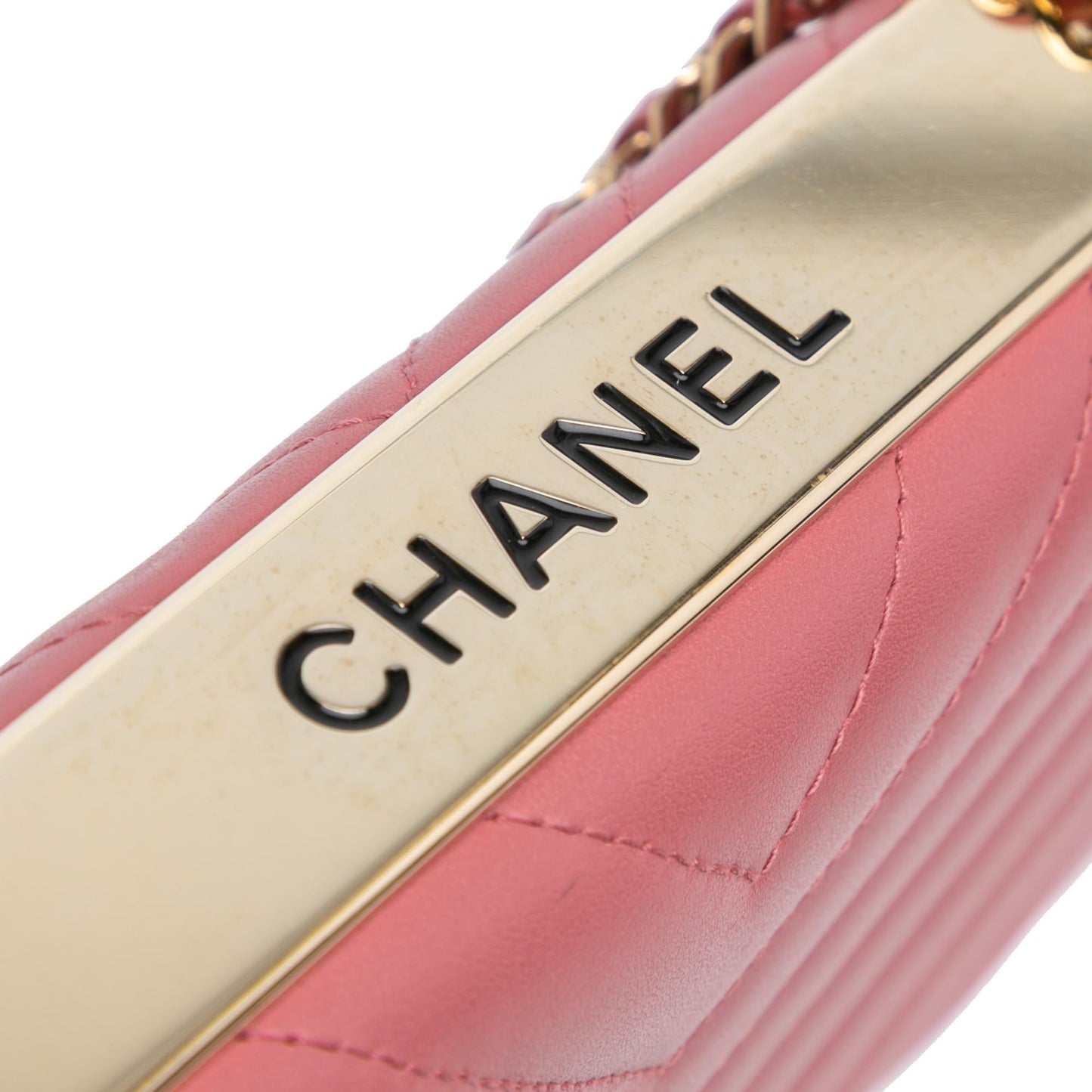 Chanel Chevron Quilted Lambskin Trendy CC Wallet on Chain