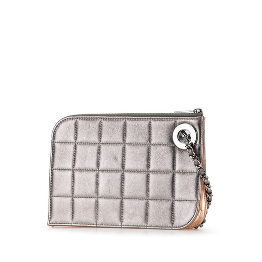 Chanel Chocolate Bar Lambskin Handcuff Wristlet