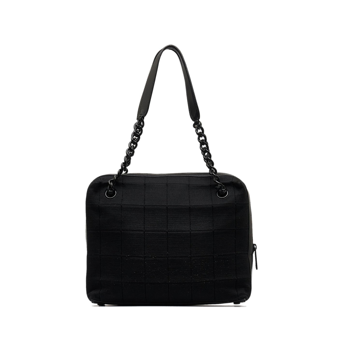 Chanel Cotton Choco Bar Shoulder Bag