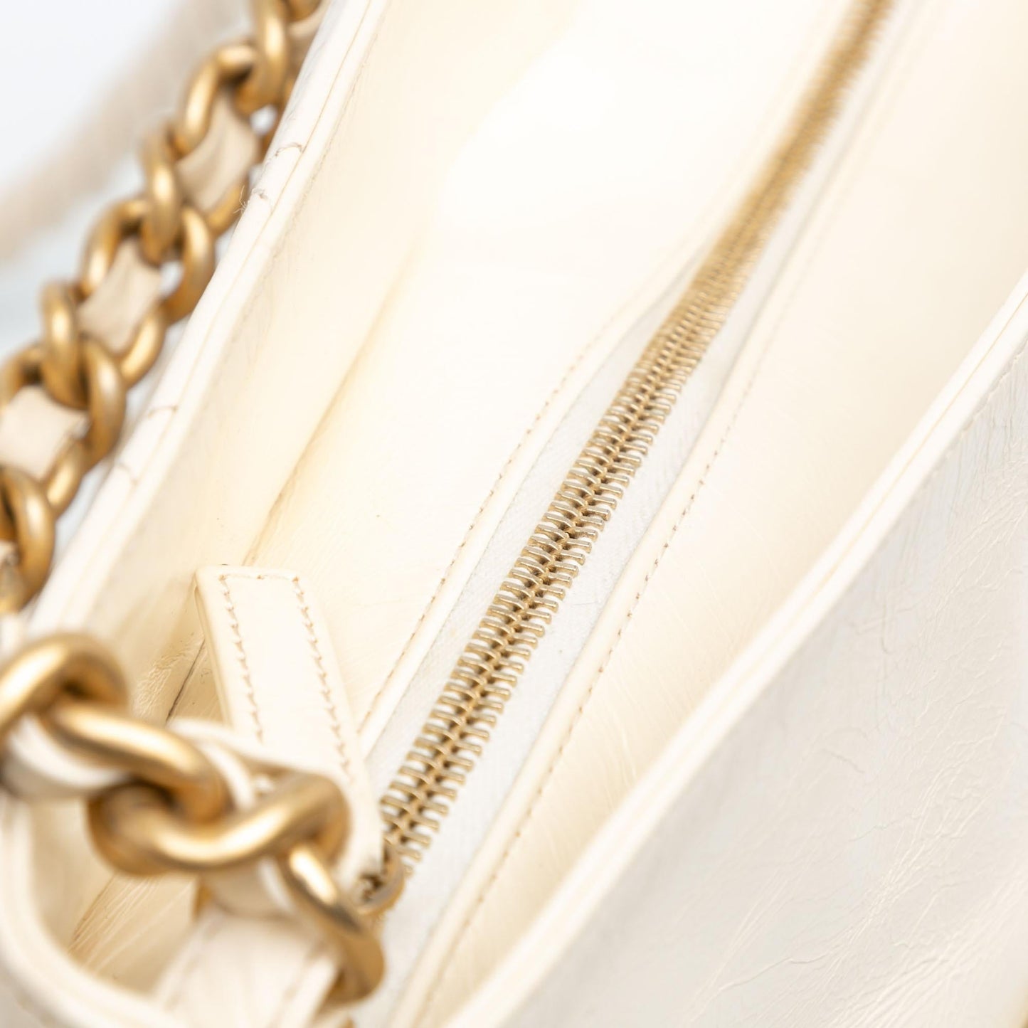 Chanel Crumpled Calfskin En Vogue Rope Satchel