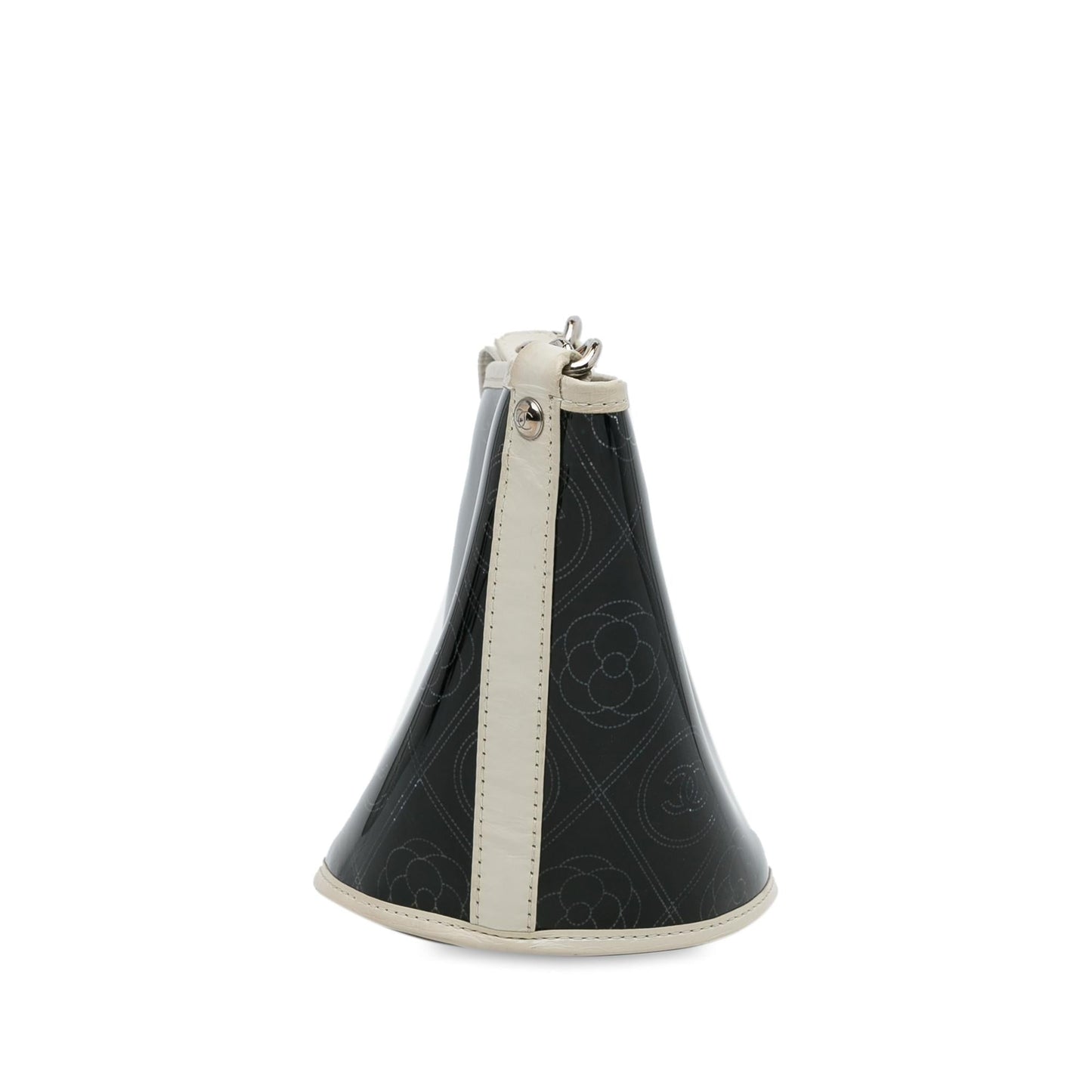 Chanel Crumpled Calfskin PVC Camellia Bucket (SHG-W4bgBM)