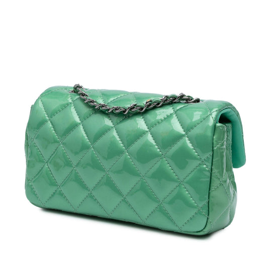 Chanel Extra Mini Rectangular Classic Patent Single Flap