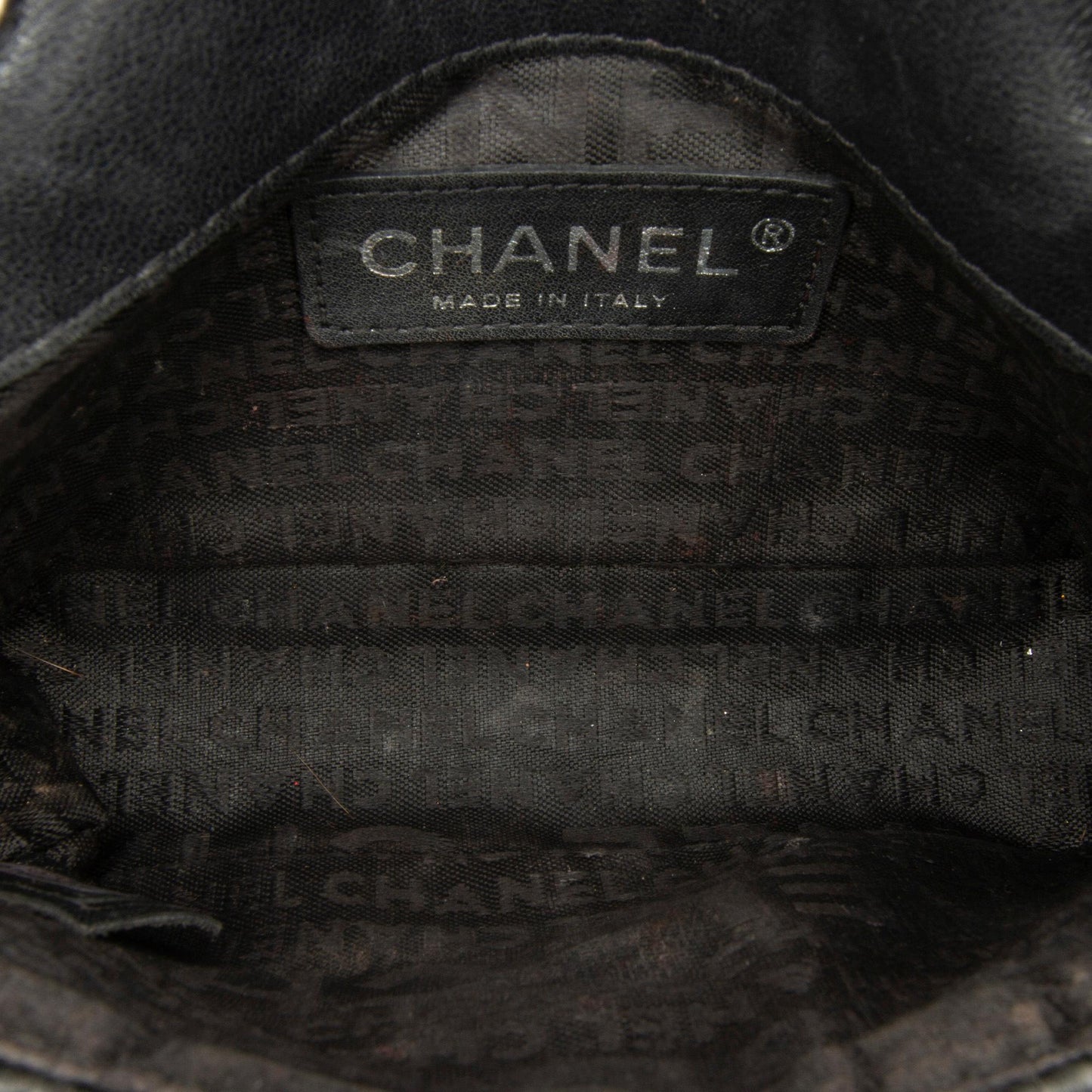 Chanel Extra Mini Satin Choco Bar Charms Flap Bag