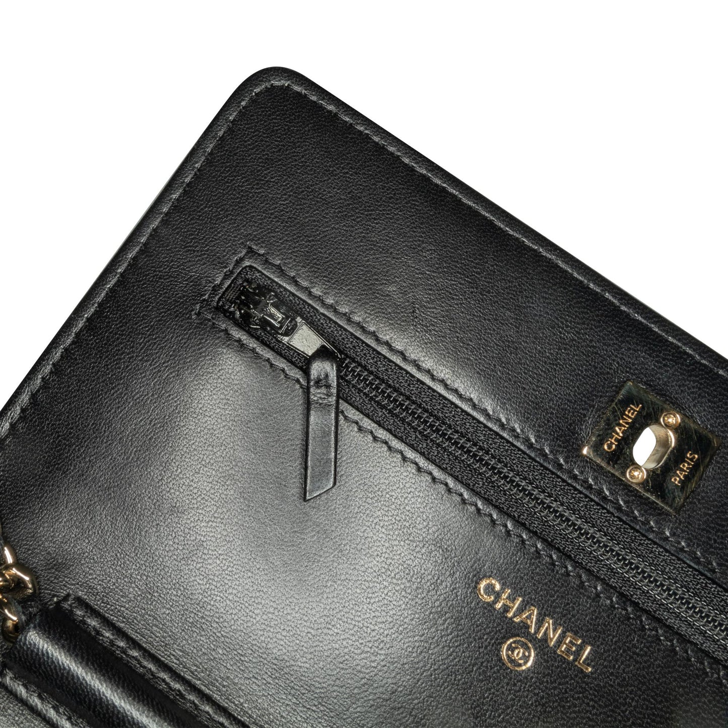 Chanel Glazed Calfskin Pearl Charms Wallet On Chain (SHG-slyTlx)