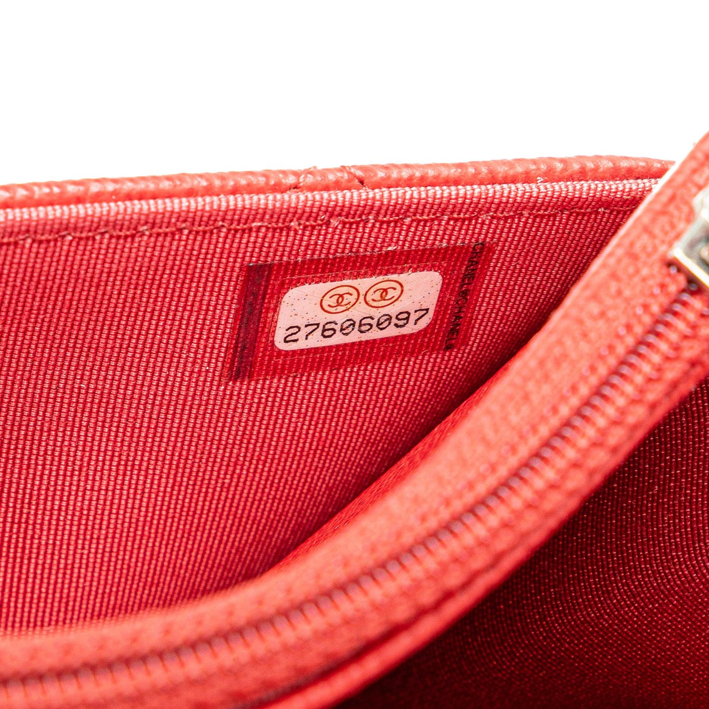 Chanel Grained Calfskin CC Box Wallet On Chain