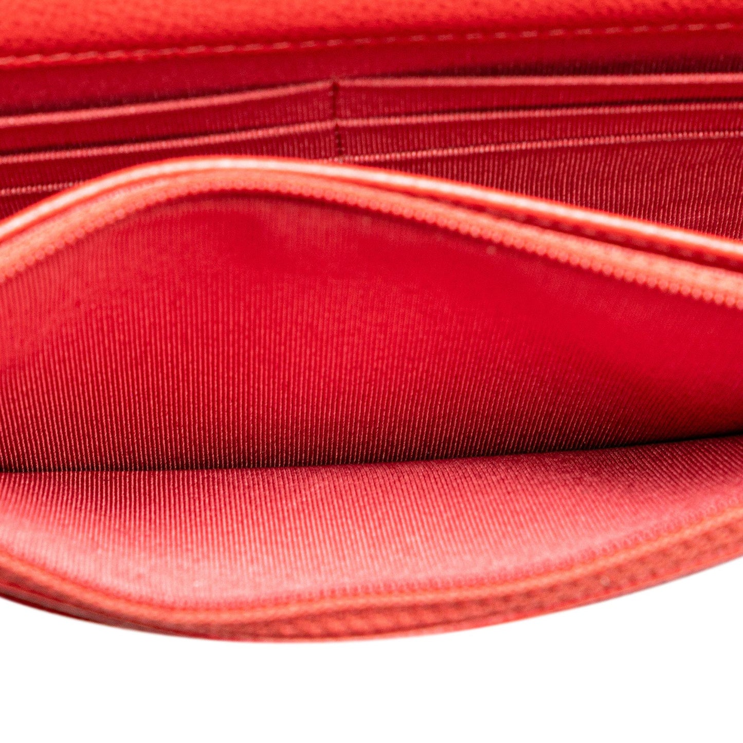 Chanel Grained Calfskin CC Box Wallet On Chain