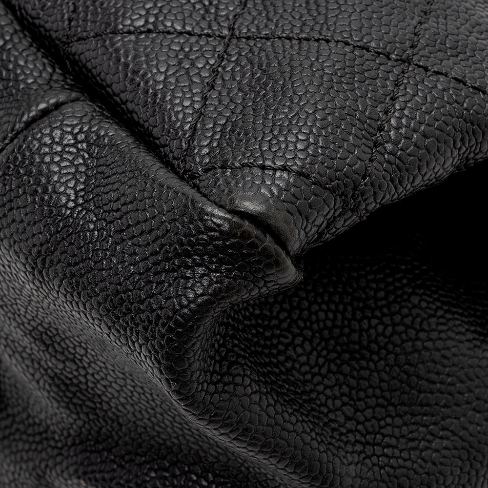 Chanel Grained Calfskin Chain Pocket Small Tote (SHF-16254)