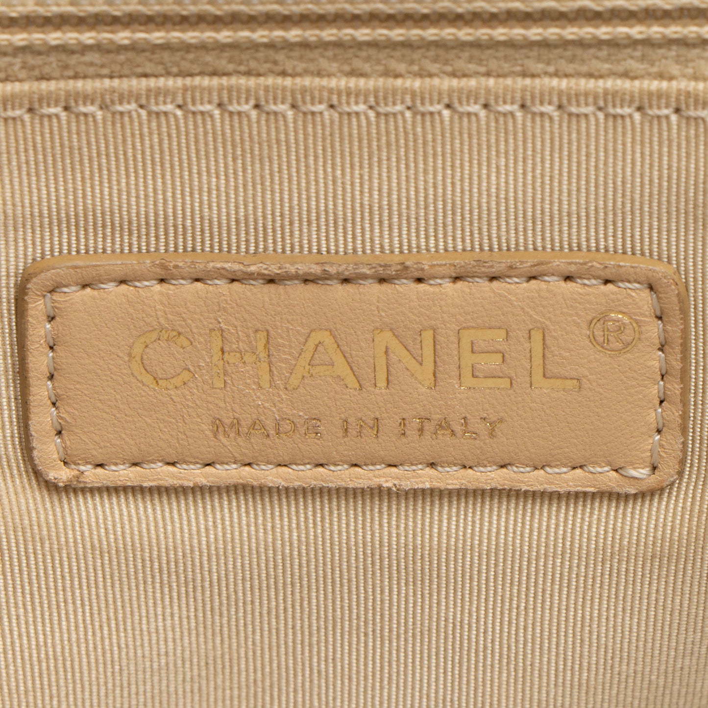 Chanel Grained Calfskin Label Click Large Shoulder Bag (SHF-vwMSPi)