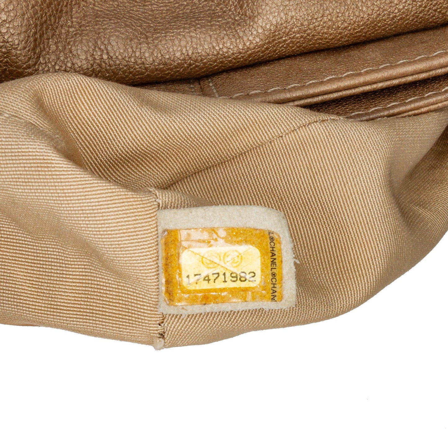 Chanel Grained Metallic Calfskin Trianon Messenger Flap