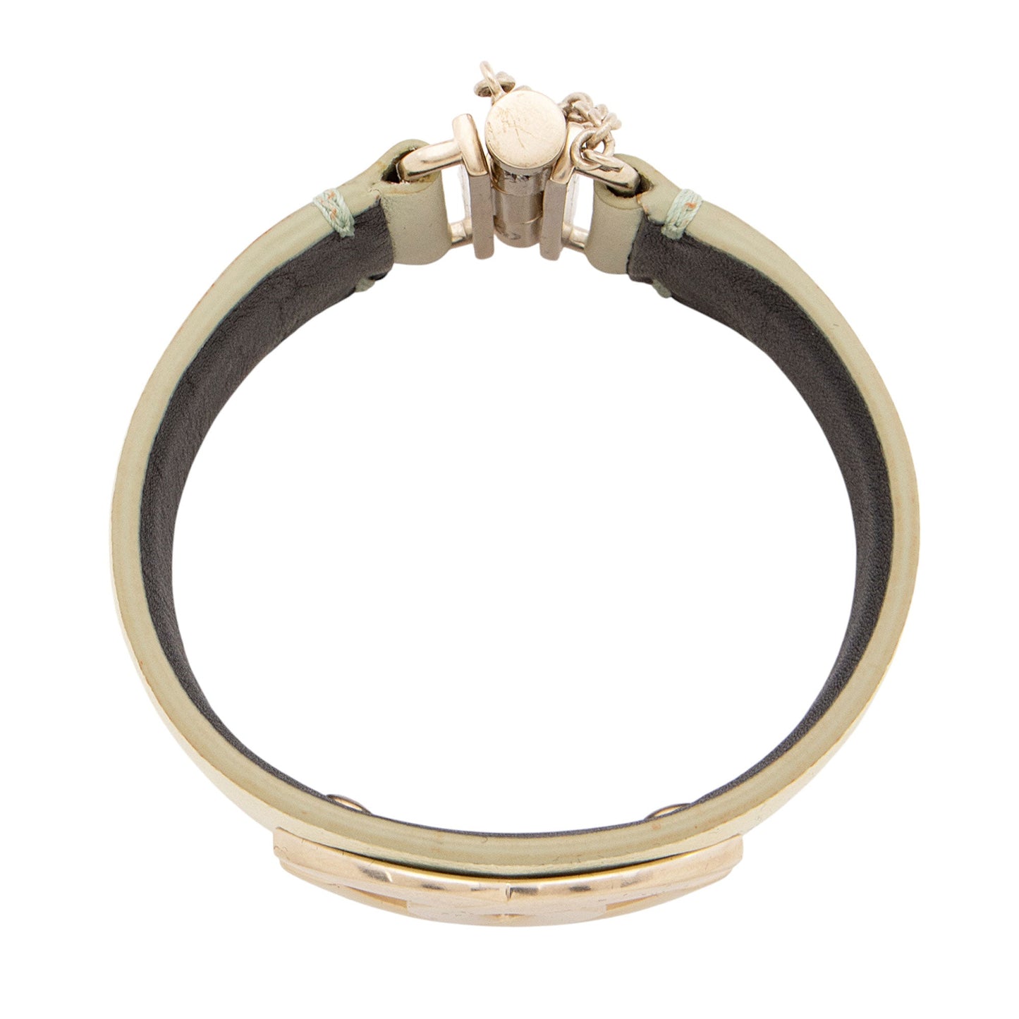 Chanel Iridescent Calfskin CC Hinged Bracelet