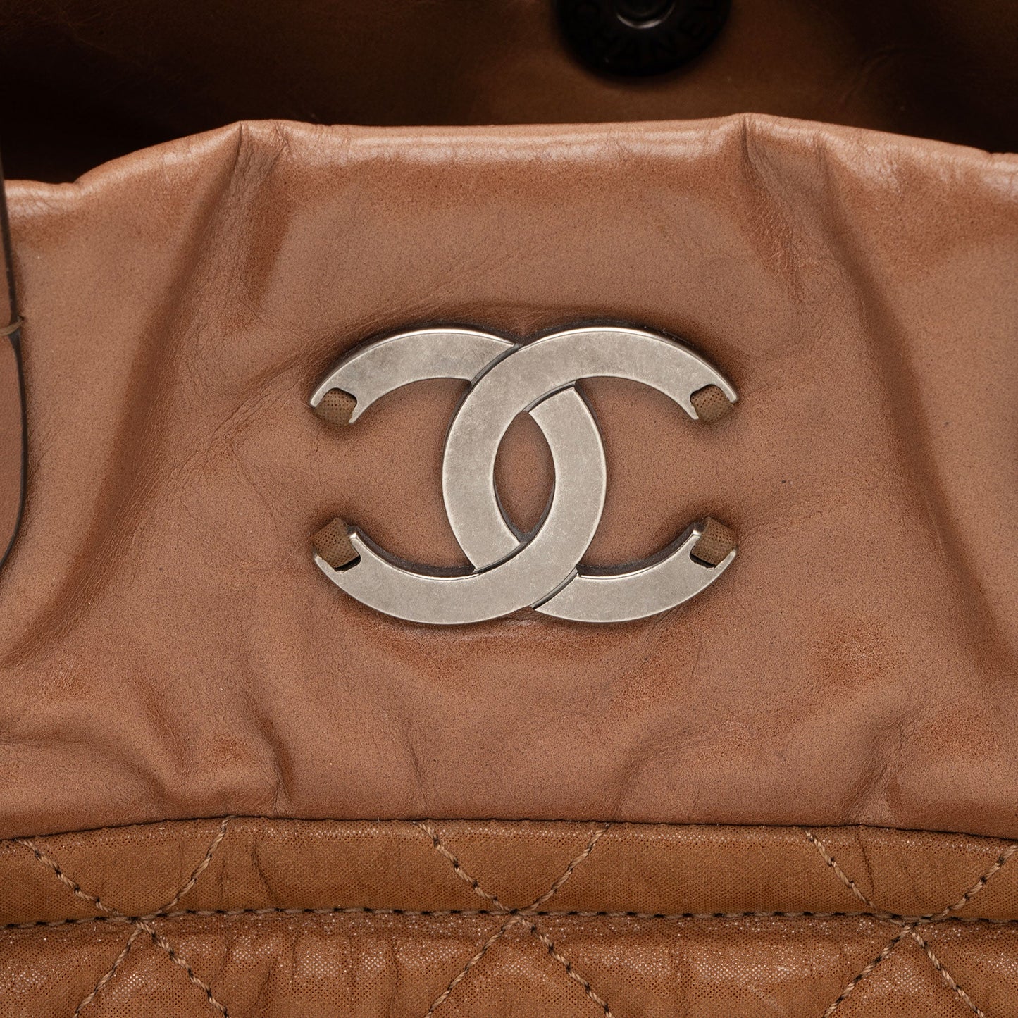 Chanel Iridescent Calfskin In the Mix Bowler Small Tote