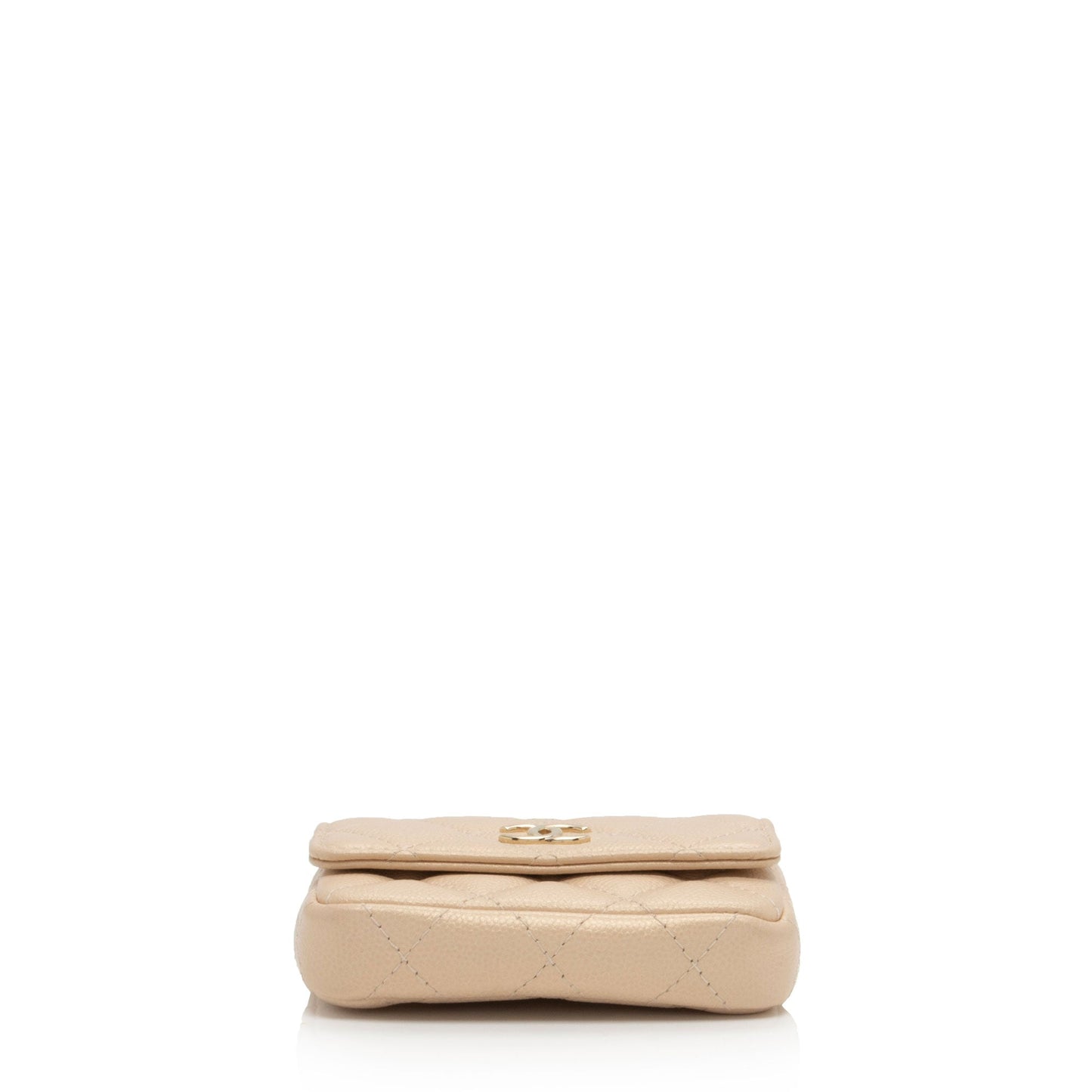 Chanel Iridescent Caviar Leather Pearl On Top Crossbody