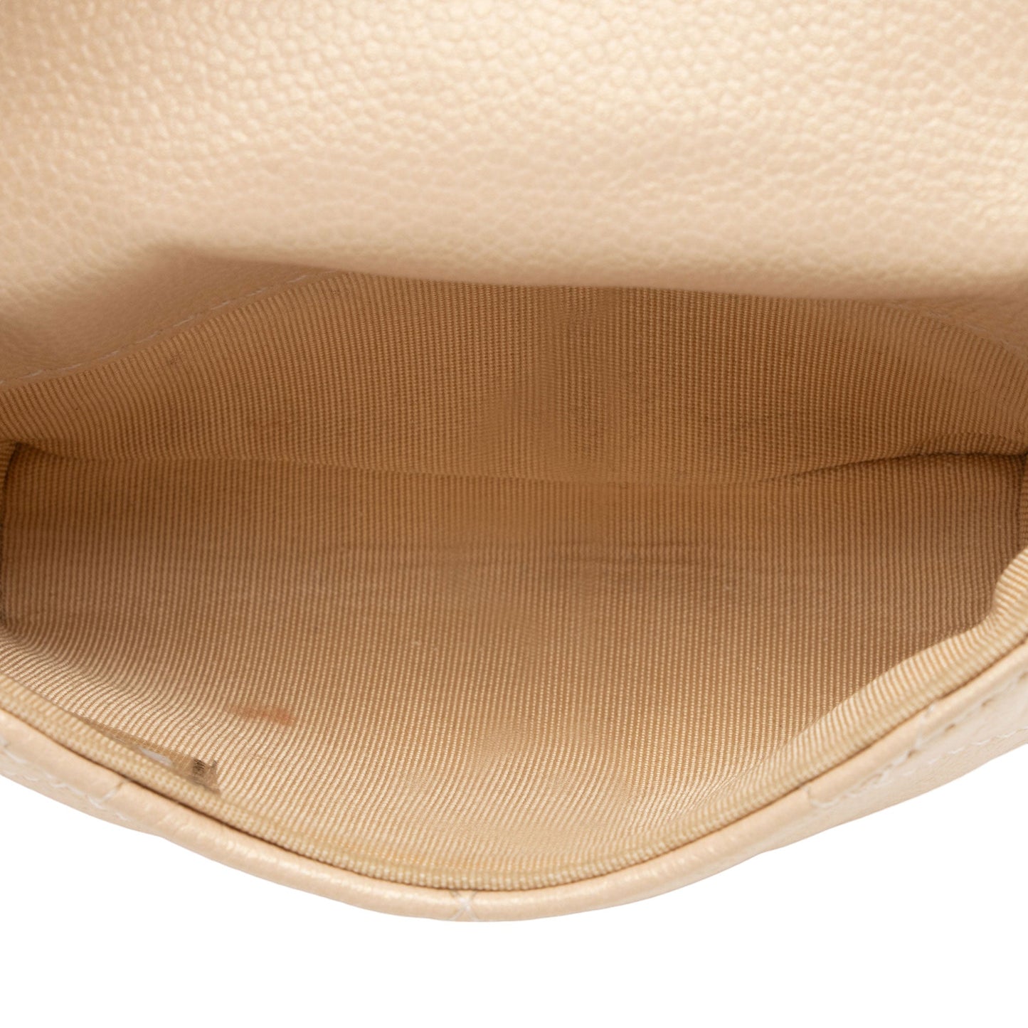 Chanel Iridescent Caviar Leather Pearl On Top Crossbody