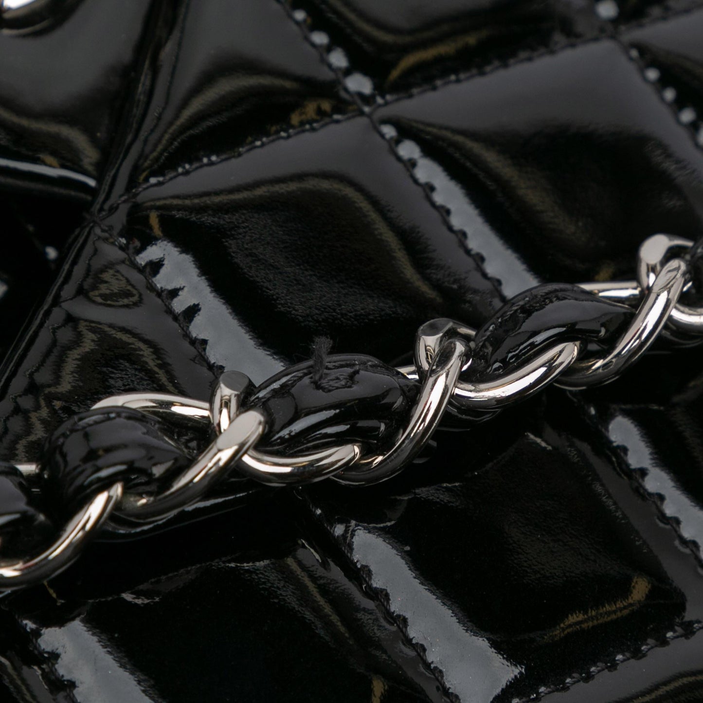 Chanel Jumbo Classic Patent Double Flap