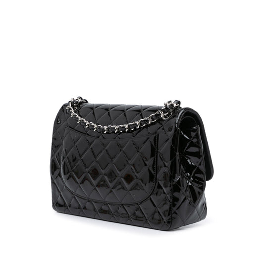 Chanel Jumbo Classic Patent Double Flap