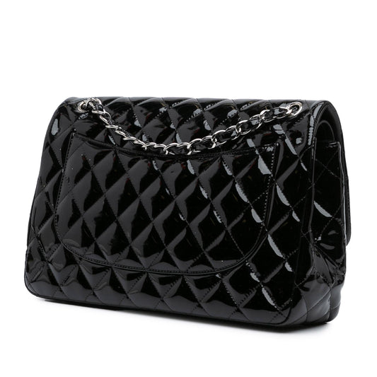 Chanel Jumbo Classic Patent Double Flap