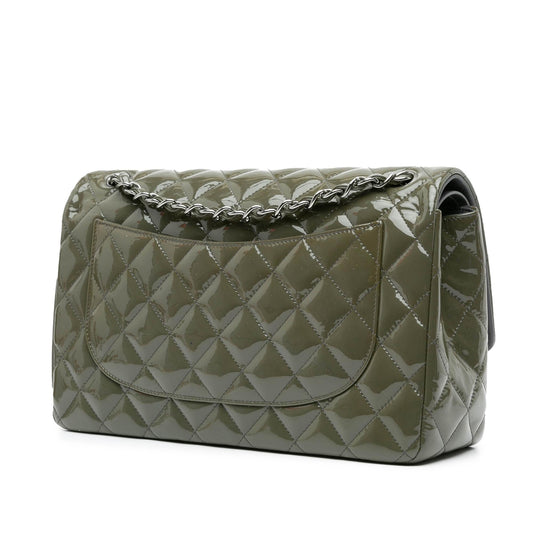 Chanel Jumbo Classic Patent Double Flap