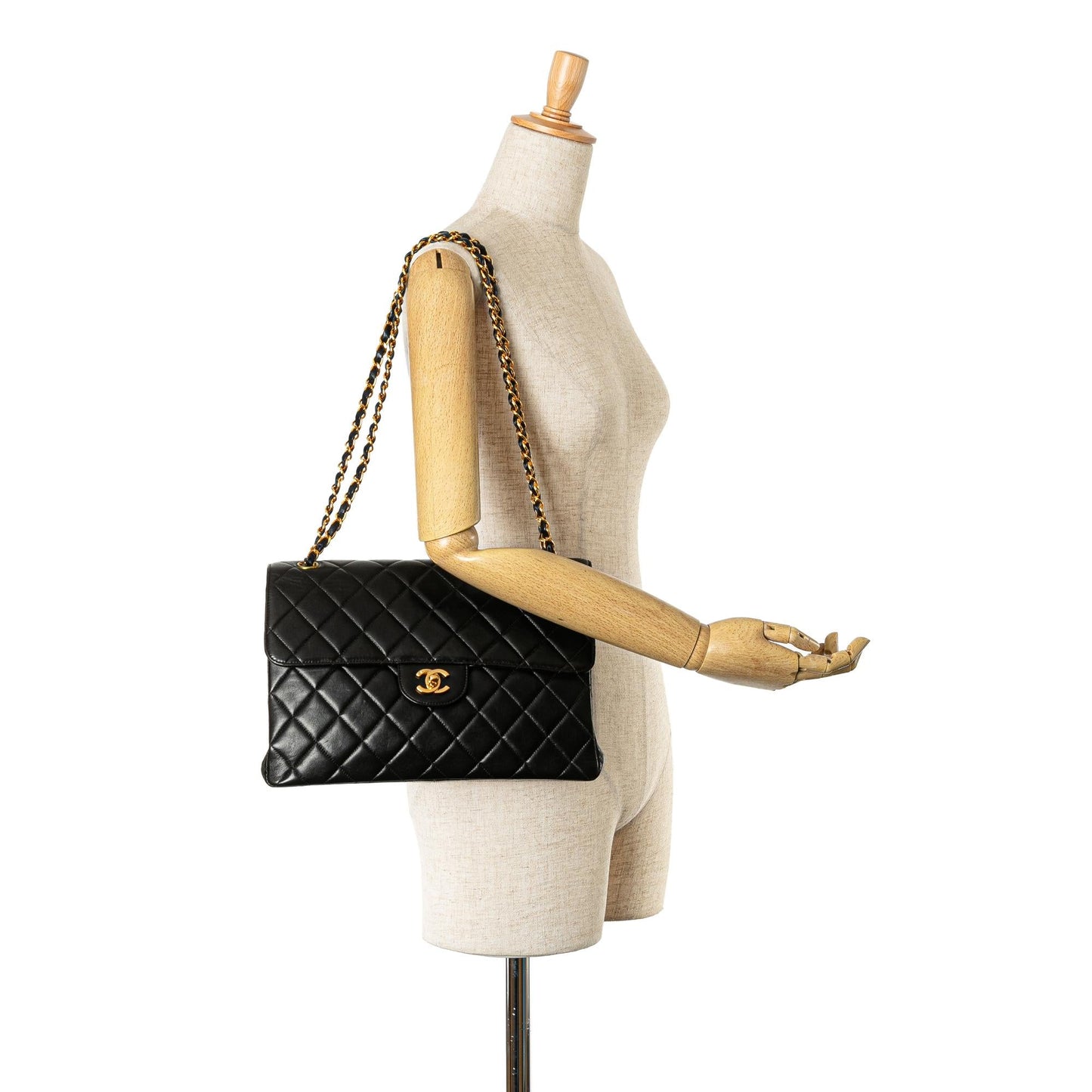 Chanel Jumbo Lambskin Double Sided Flap
