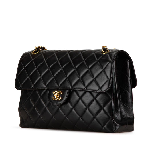 Chanel Jumbo Lambskin Double Sided Flap
