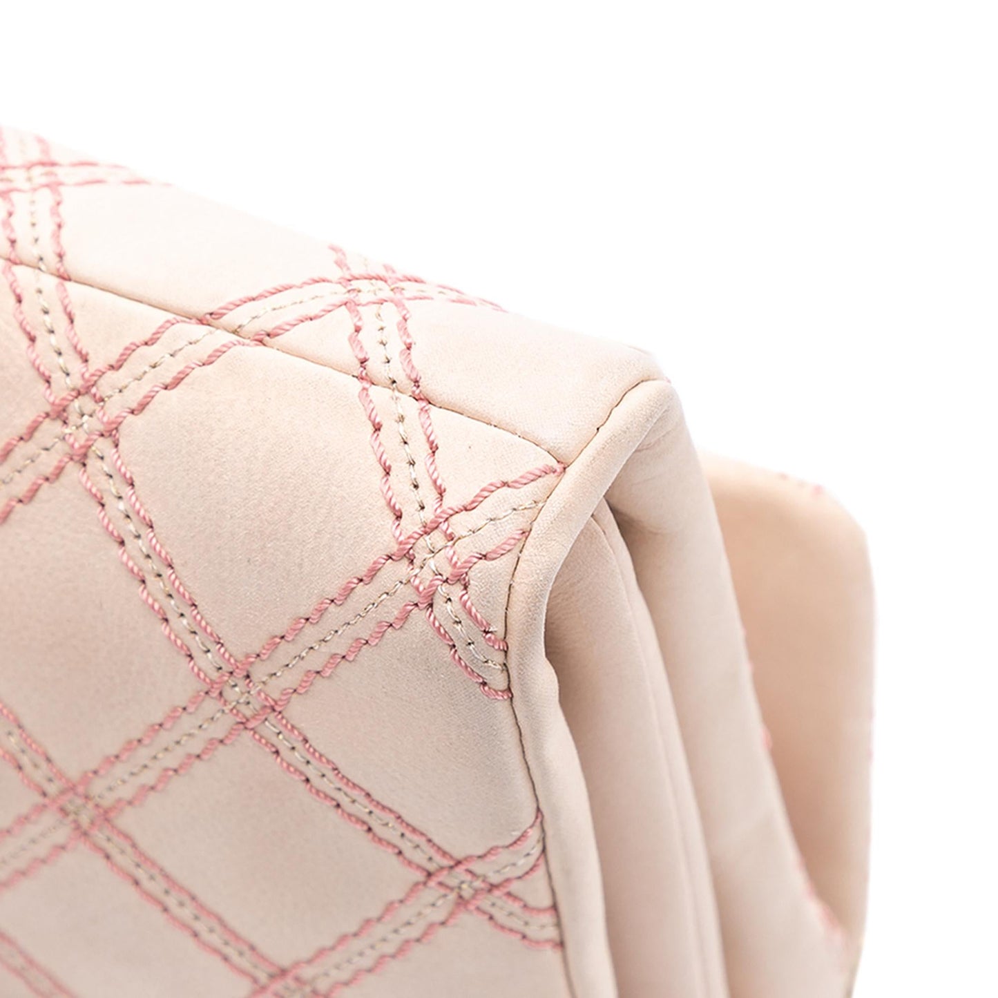 Chanel Jumbo Quilted Calfskin Triple Stitched Flap