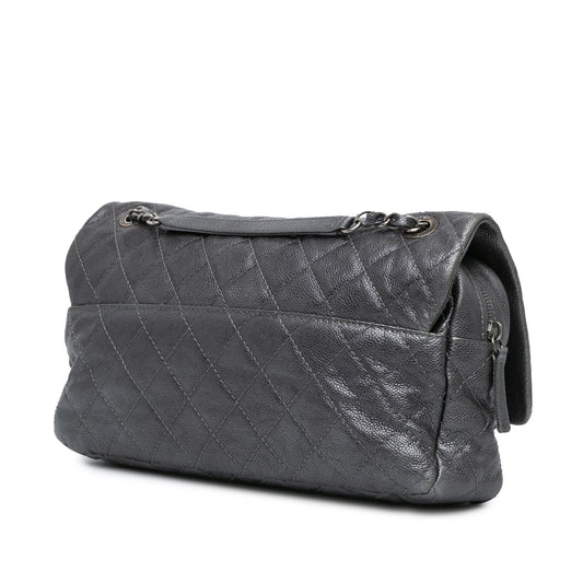 Chanel Jumbo Quilted Caviar Easy Flap