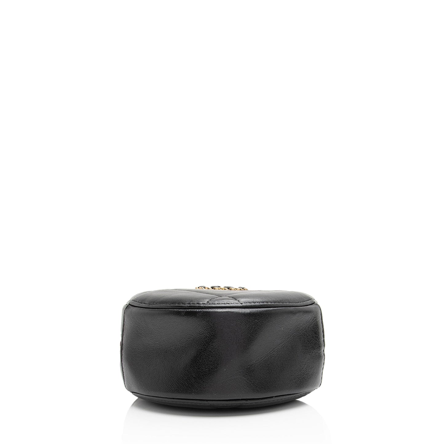 Chanel Lambskin 19 Round Clutch with Chain