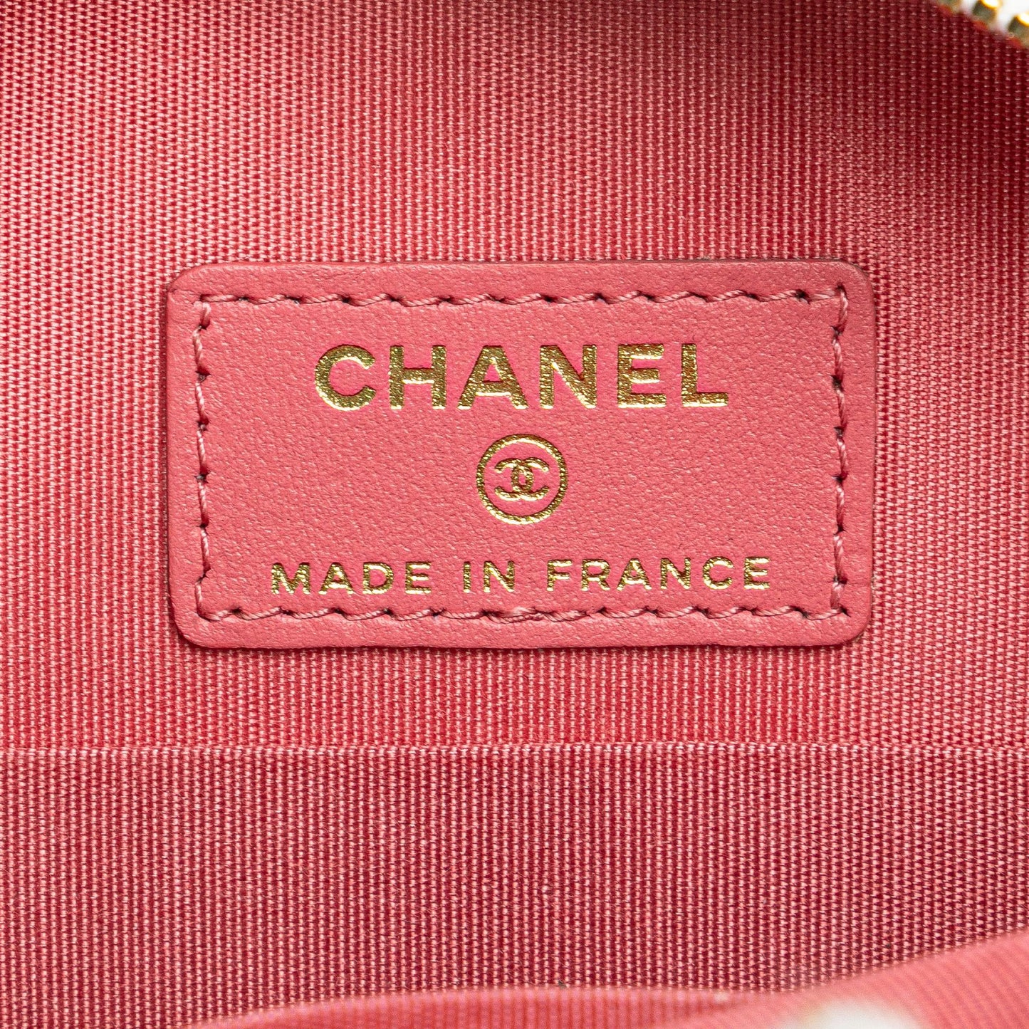 Chanel Lambskin 19 Round Clutch with Chain