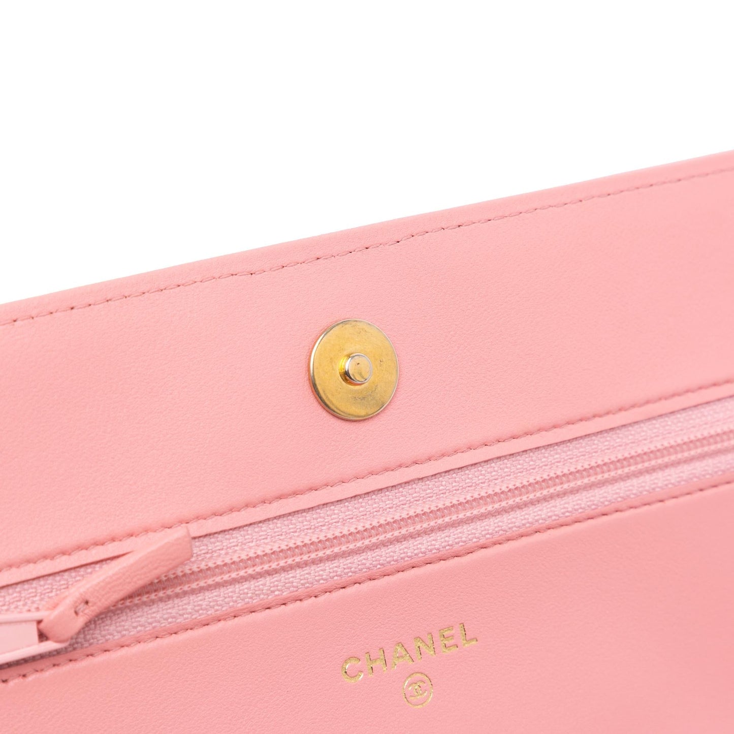 Chanel Lambskin Boy Wallet On Chain